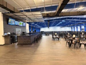 bar and restaurant Little River SC at Pin Point indoor pickleball and golf